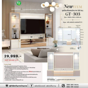 ชุดโฮมเธียร์เตอร์ GT-303 รหัส FDN-TV62